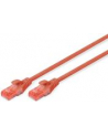 Kabel Digitus patch cord UTP, CAT.6, czerwony, 2,0m, 15 LGW - nr 17