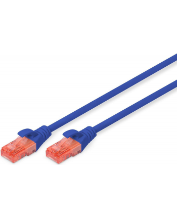 Kabel Digitus patch cord UTP, CAT.6, niebieski, 3,0m, 15 LGW