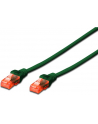 Kabel Digitus patch cord UTP, CAT.6, zielony, 3,0m, 15 LGW - nr 5
