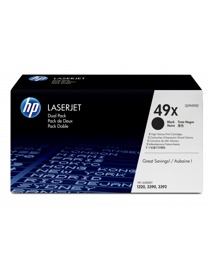 HP Tonery LJ1320/3390/3392 6k dwupack Q5949XD główny