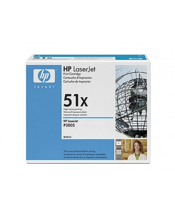 Toner HP 51x P3005 Bk Q7551X 13k  M3027/M3035 (oryginał HP)