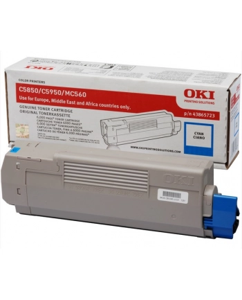 Toner OKI C5850/5950 Cyan (6k)