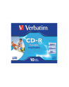 CD-R Verbatim 52x 700MB  (Jewel Case 10) WIDE PRINTABLE - nr 11