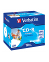 CD-R Verbatim 52x 700MB  (Jewel Case 10) WIDE PRINTABLE - nr 13