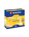 Płytki DVD+RW Verbatim 4x 4.7GB (Jewel case 5) MATT SILVER - nr 1