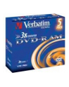 DVD-RAM Verbatim 3x 4.7GB (Jewel Case 5) MATT SILVER - nr 19