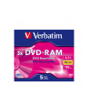DVD-RAM Verbatim 3x 4.7GB (Jewel Case 5) MATT SILVER - nr 4