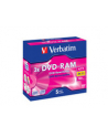 DVD-RAM Verbatim 3x 4.7GB (Jewel Case 5) MATT SILVER - nr 9