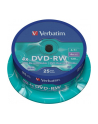 DVD-RW Verbatim 4x 4.7GB (Cake 25) MATT SILVER - nr 9