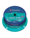 DVD-RW Verbatim 4x 4.7GB (Cake 25) MATT SILVER - nr 10