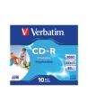 CD-R Verbatim 52x 700MB  (Jewel Case 10) WIDE PRINTABLE - nr 7