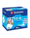CD-R Verbatim 52x 700MB  (Jewel Case 10) WIDE PRINTABLE - nr 9