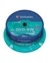 DVD-RW Verbatim 4x 4.7GB (Cake 25) MATT SILVER - nr 21