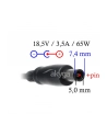 AKYGA ZASILACZ DO NOTEBOOKA HP 18.5V 3.5A 65W 7.4*5.0 PIN AK-ND-03 - nr 2