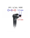 AKYGA ZASILACZ DO NOTEBOOKA ASUS/TOSHIBA/LENOVO 19V 4.74A 90W 5.5*2.5 AK-ND-10 - nr 2