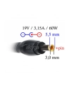 AKYGA ZASILACZ DO NOTEBOOKA SAMSUNG 19V 3 16A 60W 5.5*3.0 PIN AK-ND-13 - nr 2