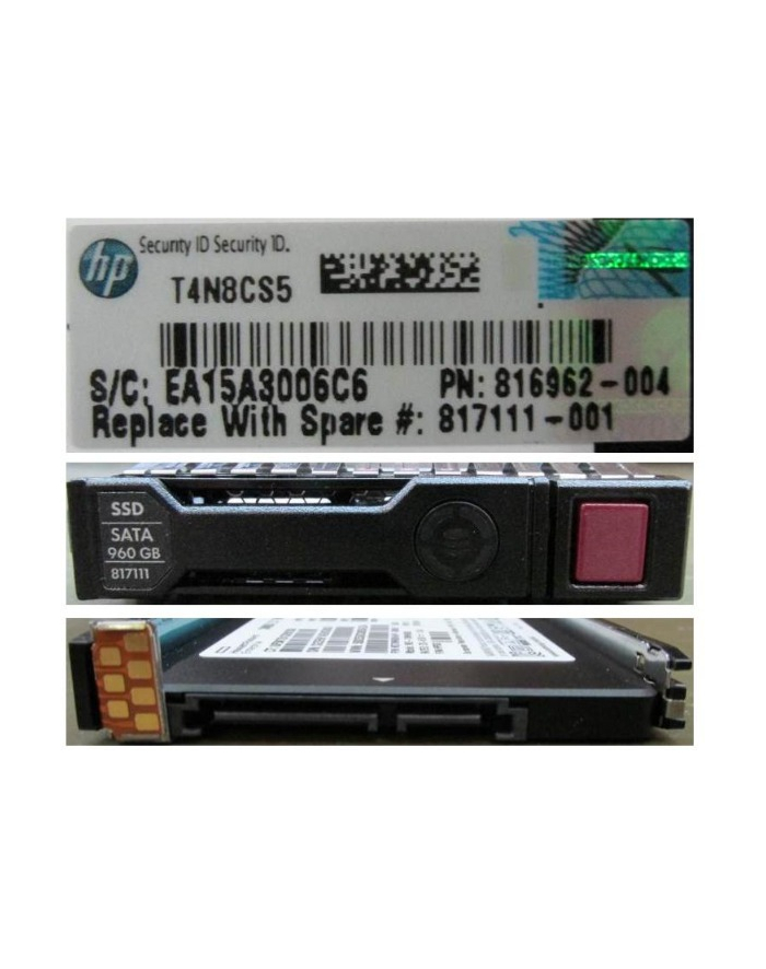 HP 960GB 6G SATA MU-3 SFF SC SSD [816995-B21] główny