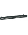 Intellinet Patch panel FTP kat6 16-portów RJ45 19'' 1U czarny z półką - nr 16