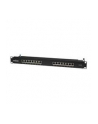 Intellinet Patch panel FTP kat6 16-portów RJ45 19'' 1U czarny z półką - nr 6