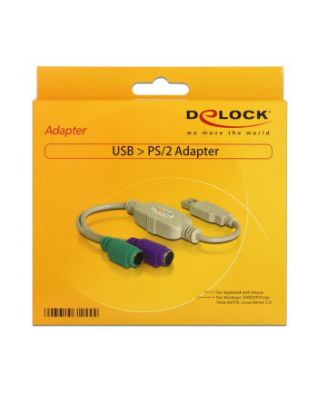 Delock Adapter USB do PS/2