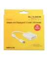 Delock Adapter mini Displayport 1.2 (M) > DVI (F) 4K aktywne biały - nr 10