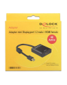 Delock Adapter mini Displayport 1.2 (M) > HDMI (F) 4K aktywne czarny - nr 10