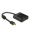 Delock Adapter mini Displayport 1.2 (M) > HDMI (F) 4K aktywne czarny - nr 17