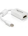 Delock Adapter mini Displayport 1.1 (M) > HDMI (F) pasywne biały - nr 14