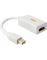 Delock Adapter mini Displayport 1.1 (M) > HDMI (F) pasywne biały - nr 15