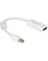 Delock Adapter mini Displayport 1.1 (M) > HDMI (F) pasywne biały - nr 20