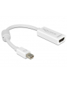Delock Adapter mini Displayport 1.1 (M) > HDMI (F) pasywne biały - nr 2
