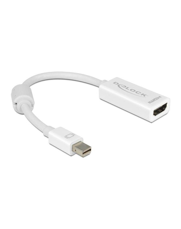 Delock Adapter mini Displayport 1.1 (M) > HDMI (F) pasywne biały główny