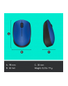 Logitech Wireless Mouse M171, Niebieska - nr 163