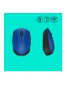 Logitech Wireless Mouse M171, Niebieska - nr 100