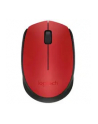 Logitech Wireless Mouse M171, Czerwona - nr 127
