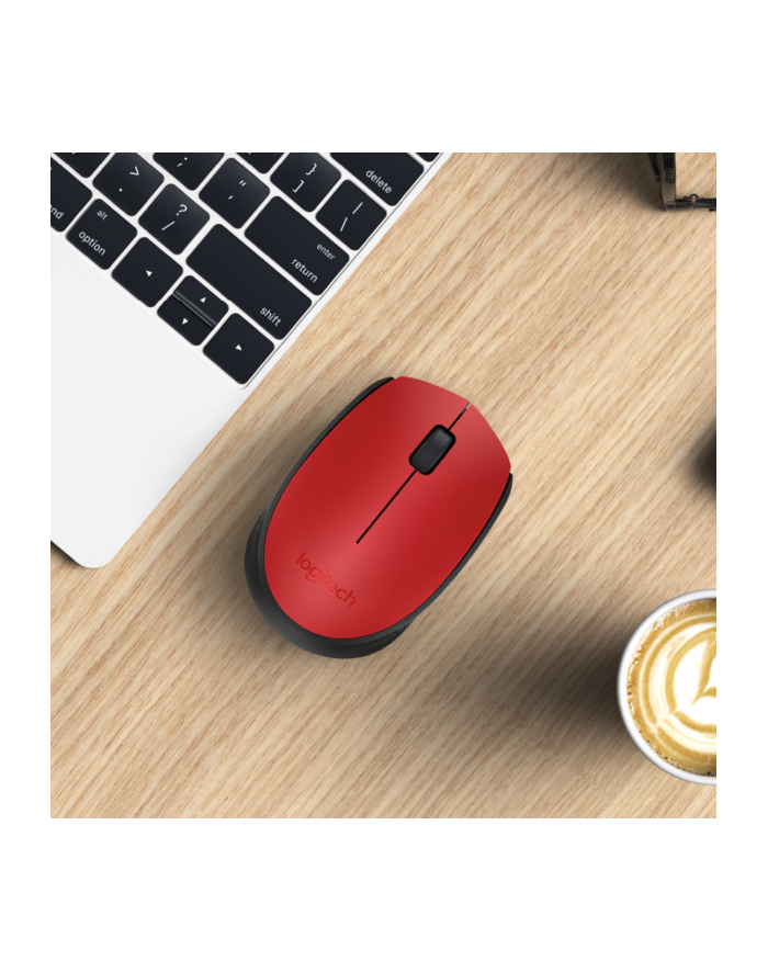 Logitech Wireless Mouse M171, Czerwona główny
