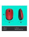 Logitech Wireless Mouse M171, Czerwona - nr 57