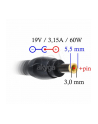 AKYGA ZASILACZ DO NOTEBOOKA SAMSUNG 19V 3 16A 60W 5.5*3.0 PIN AK-ND-13 - nr 3