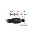 AKYGA ZASILACZ DO NOTEBOOKA TOSHIBA 15V 5A 75W 6.3*3.0 AK-ND-14 - nr 6