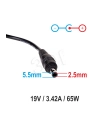 AKYGA ZASILACZ DO NOTEBOOKA ASUS/TOSHIBA/LENOVO 19V 3.42A 65W 5.5*2.5 AK-ND-01 - nr 32
