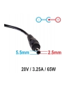 AKYGA ZASILACZ DO NOTEBOOKA FUJITSU SIEMENS 20V 3.25A 65W 5.5*2.5 AK-ND-17 - nr 8