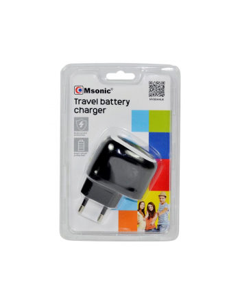 Vakoss MSONIC Ładowarka sieciowa 1x USB, 1A, AC 100~240V MY6644UK czarna