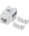Intellinet Network Solutions Intellinet Moduł Keystone Cat6 UTP RJ45 zaciskany biały - nr 36
