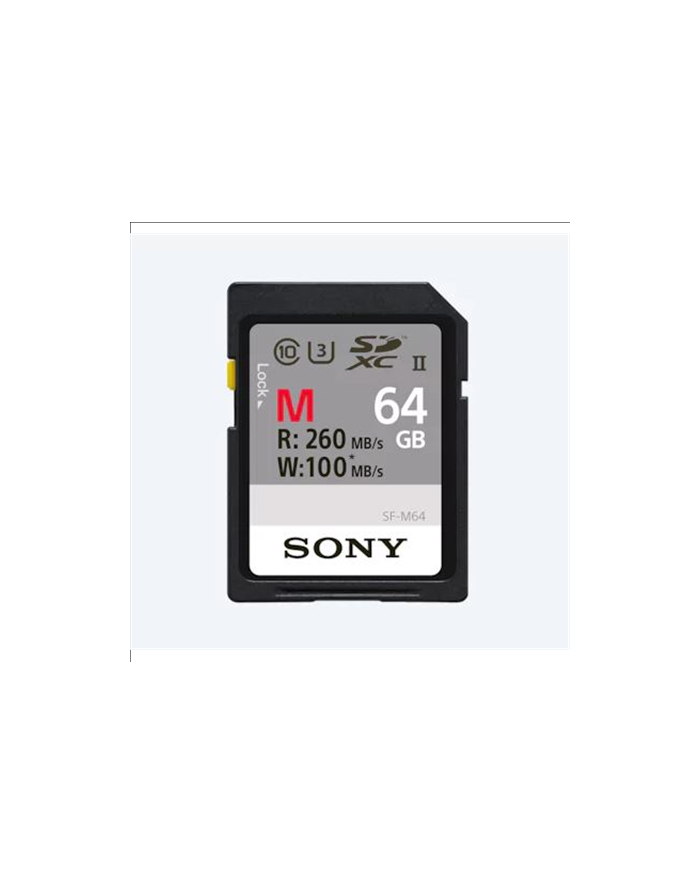 Karta pamięci Professional SD Sony 64GB CL10 UHS-II R260 W100 główny
