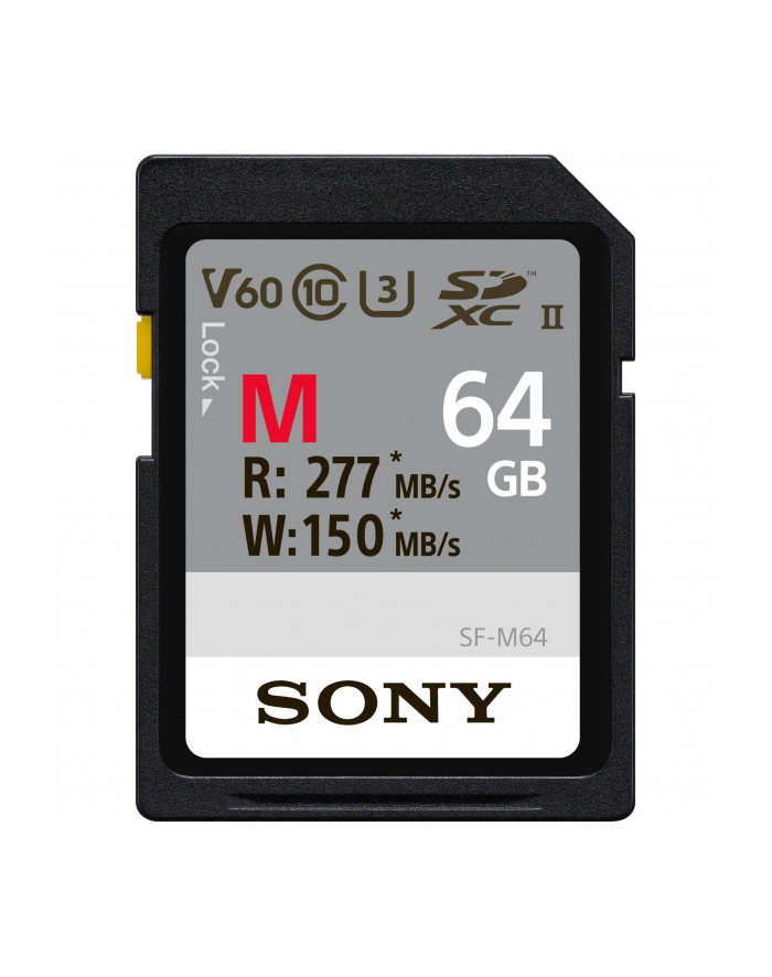 Karta pamięci Professional SD Sony 64GB CL10 UHS-II R260 W100 główny