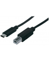 Manhattan Kabel USB 2.0, typ-C / typ-B M/M 1m czarny - nr 20