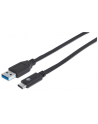 Manhattan Kabel USB 3.1 Gen2, typ-C / typ-A M/M 1m czarny - nr 15