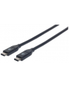 Manhattan Kabel USB 3.1 Gen2, typ-C / typ-C M/M 1m czarny - nr 1