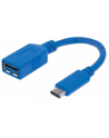 Manhattan Kabel USB 3.1 Gen1, typ-C / typ-A M/Ż 15cm niebieski - nr 13