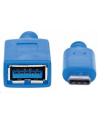 Manhattan Kabel USB 3.1 Gen1, typ-C / typ-A M/Ż 15cm niebieski - nr 6